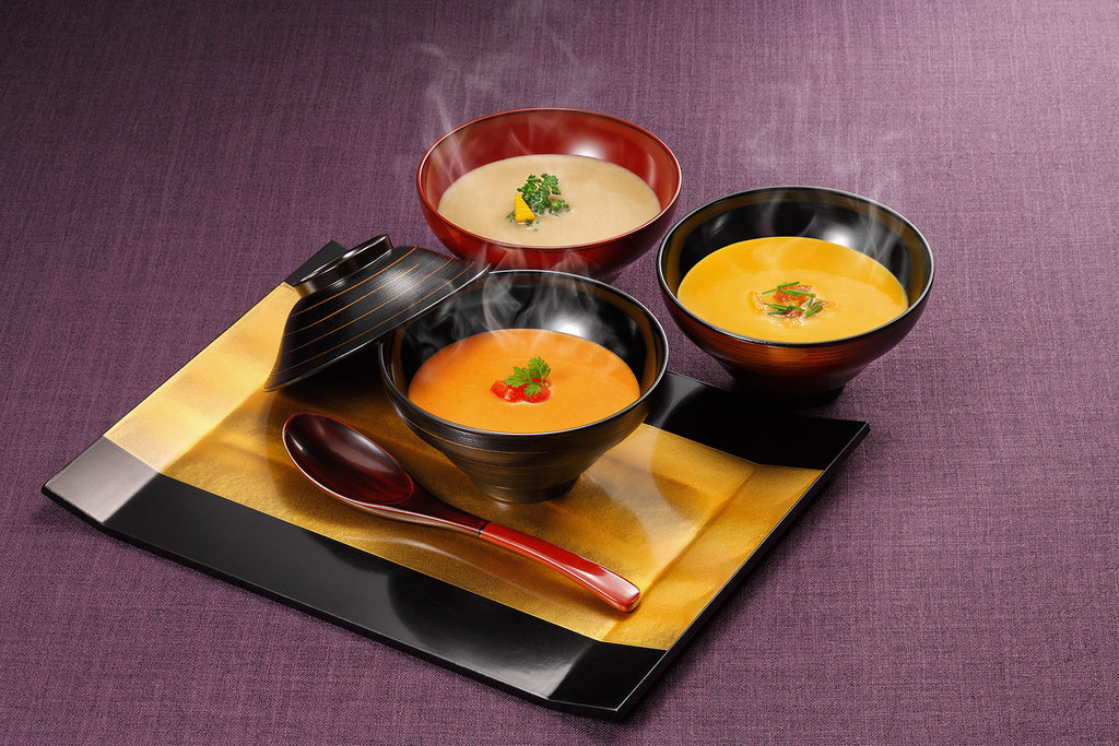 和風スープ(3個) 渡り蟹・かぼちゃ・繊維野菜 – なだ万